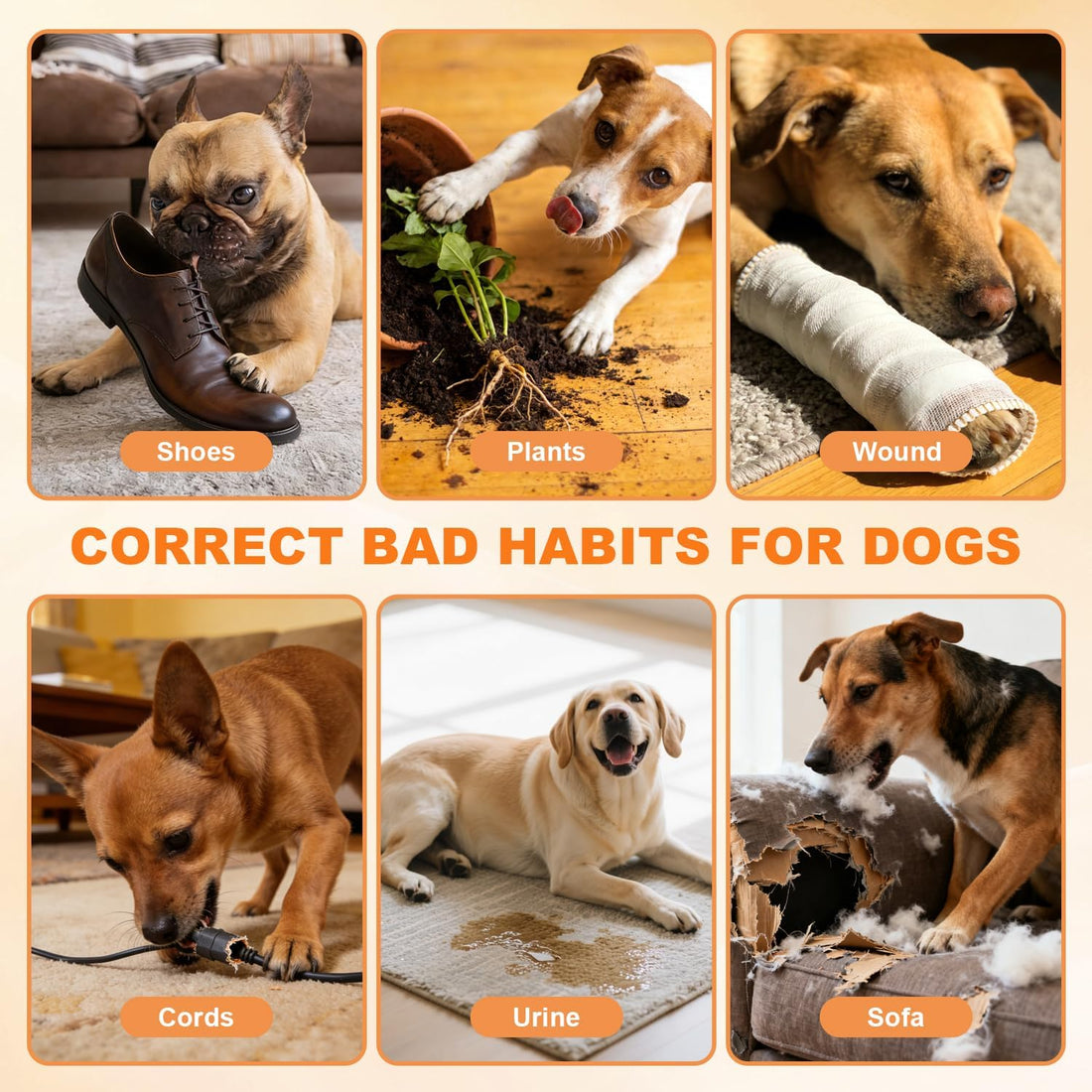 No Chew Spray for Dogs, Stop Destructive Behavior (120ml)