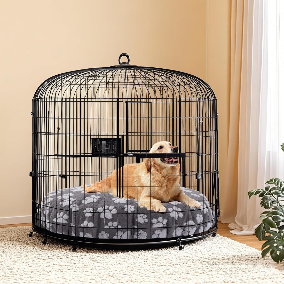 BALAPET Washable Dog Bed Covers Replacement Round Waterproof Bed