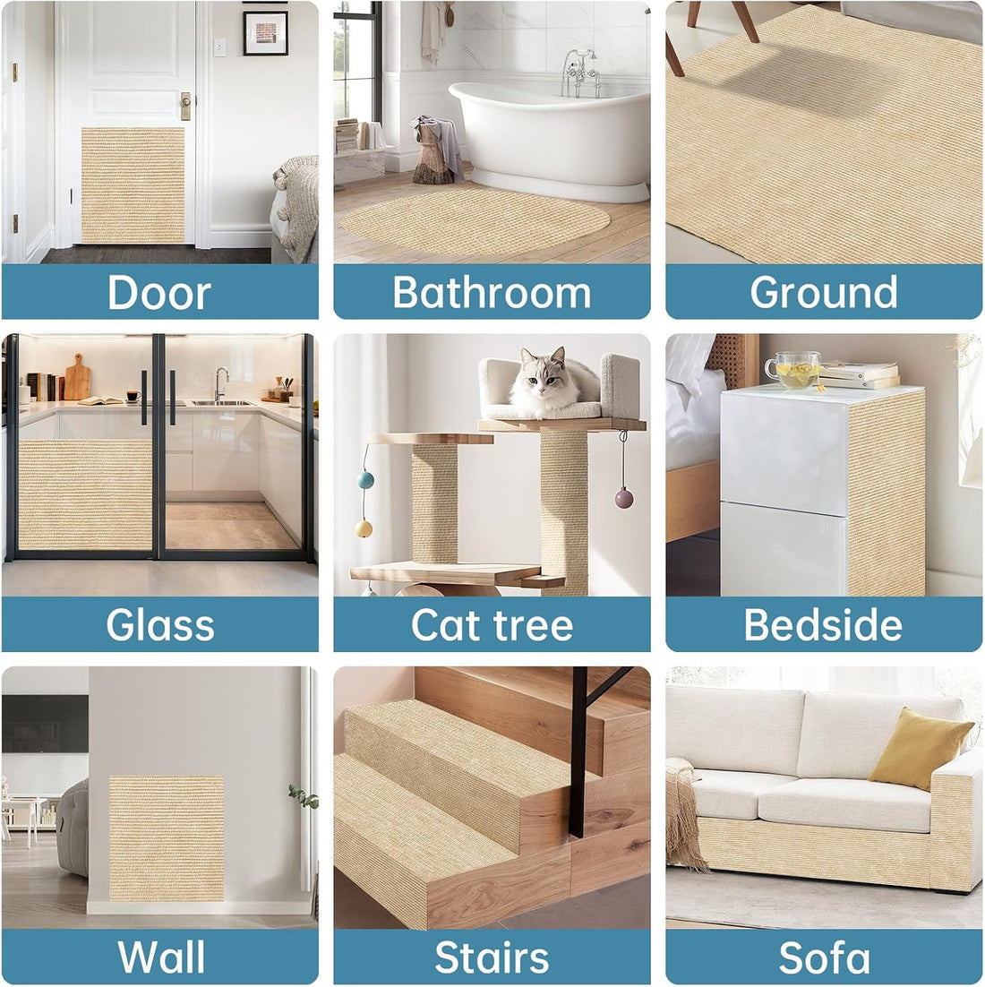 Heavy Duty Cat Scratch Mat for Couch