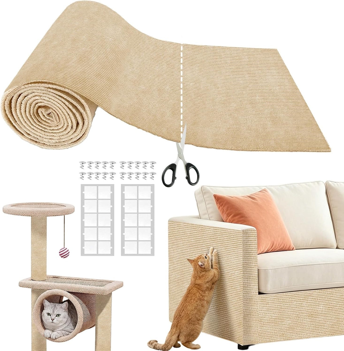 Heavy Duty Cat Scratch Furniture Protector