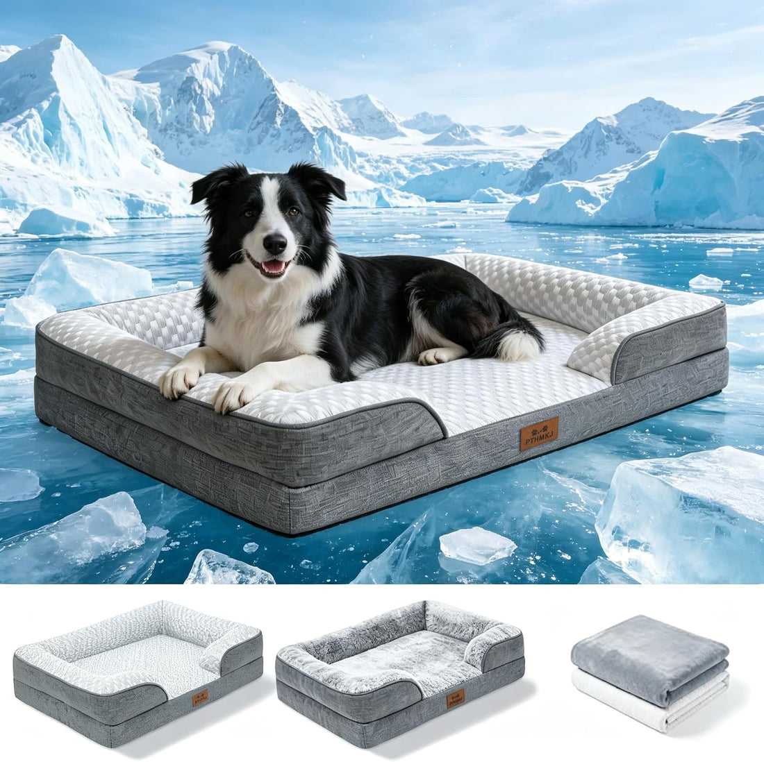 Orthopedic Dog Bed Medium Size Dog, Memory Foam Dog Bed Couch, 30" L