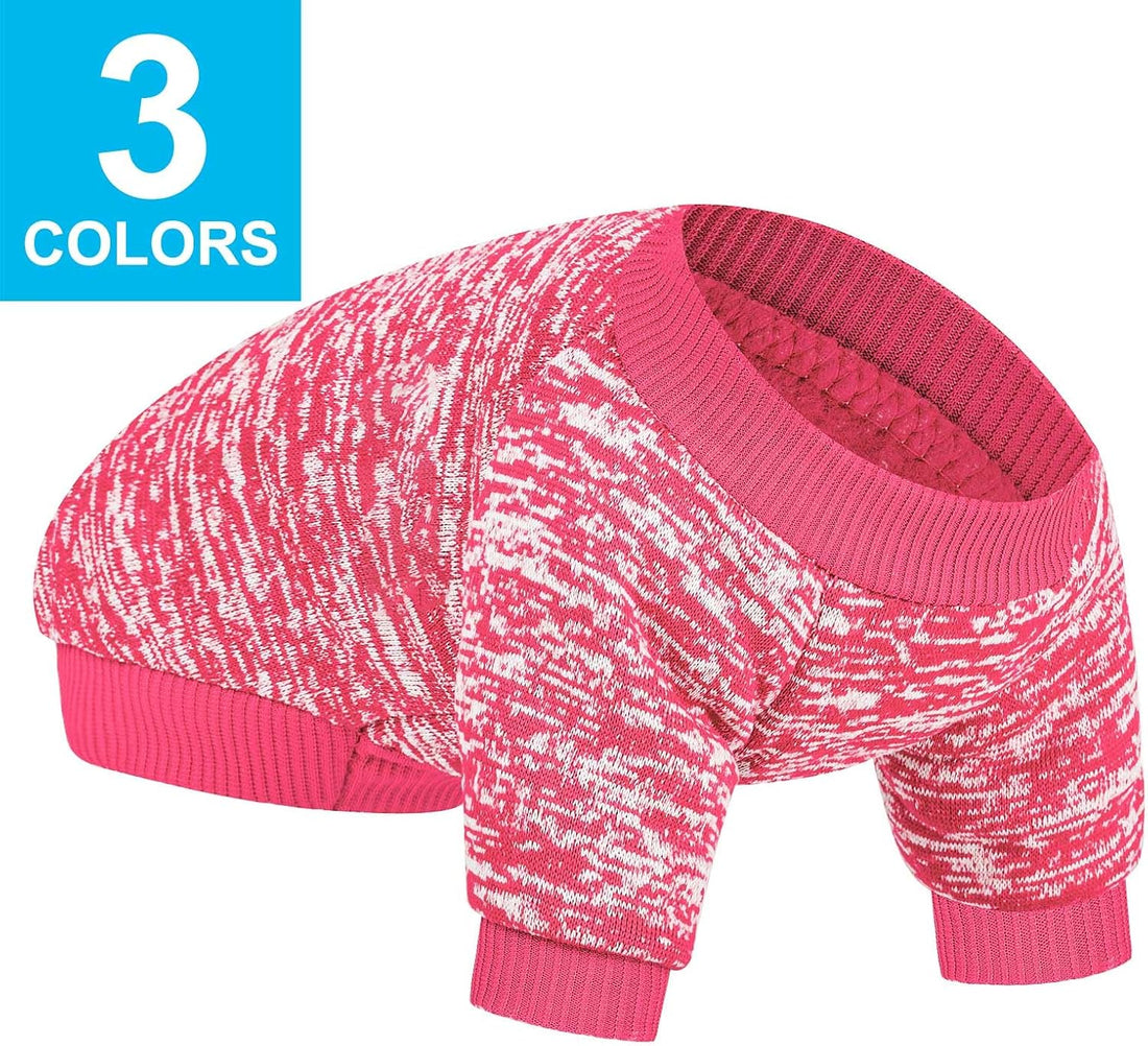 MOIRIG 3 Pack Dog Sweater, Dog Sweaters for Small Dogs