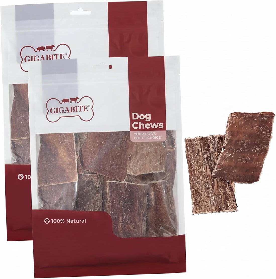 GigaBite Bully Sticks for Dogs All Natural Beef Pizzle Dog Chews