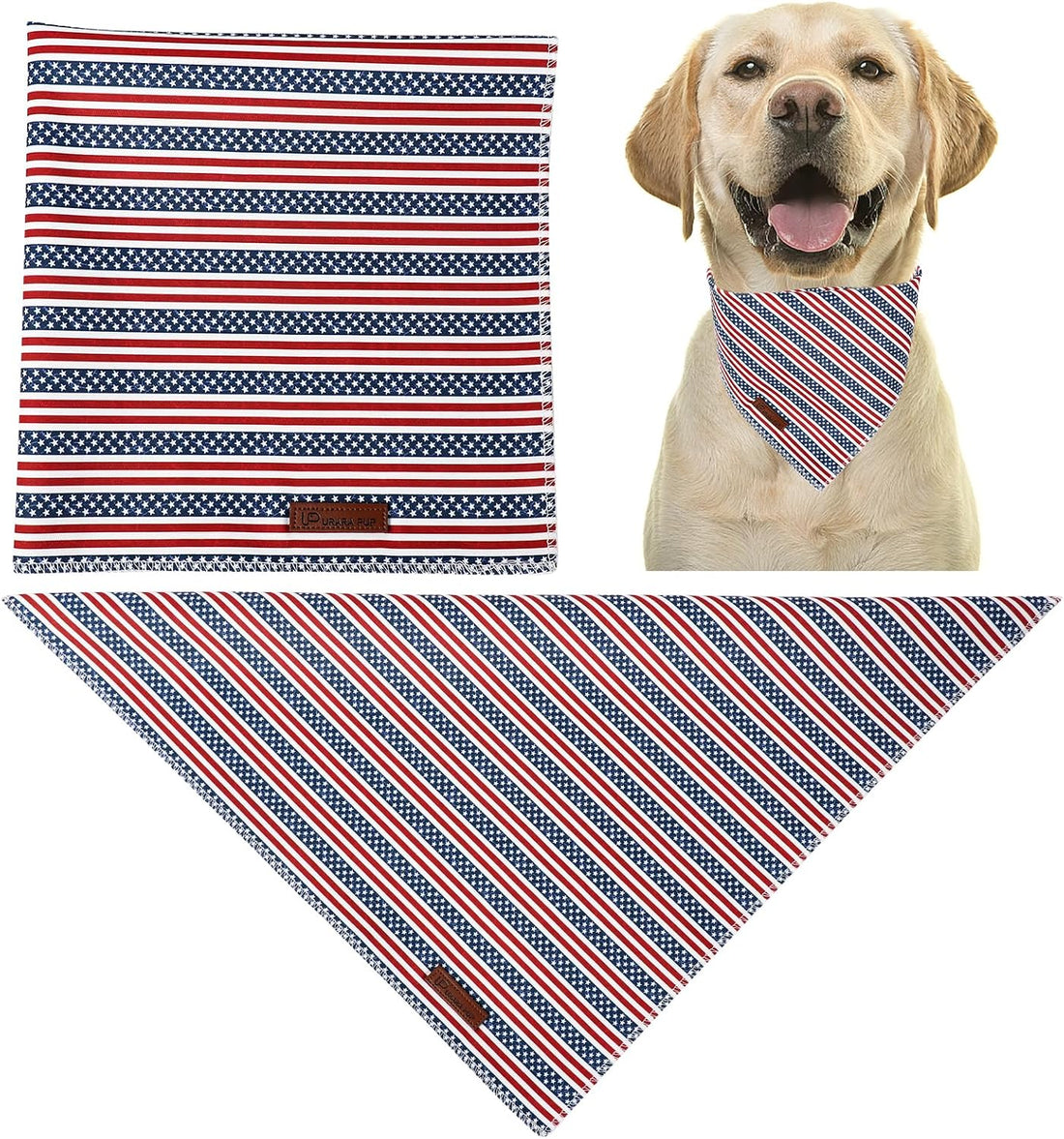 UP URARA PUP 4th of July Dog Bandana