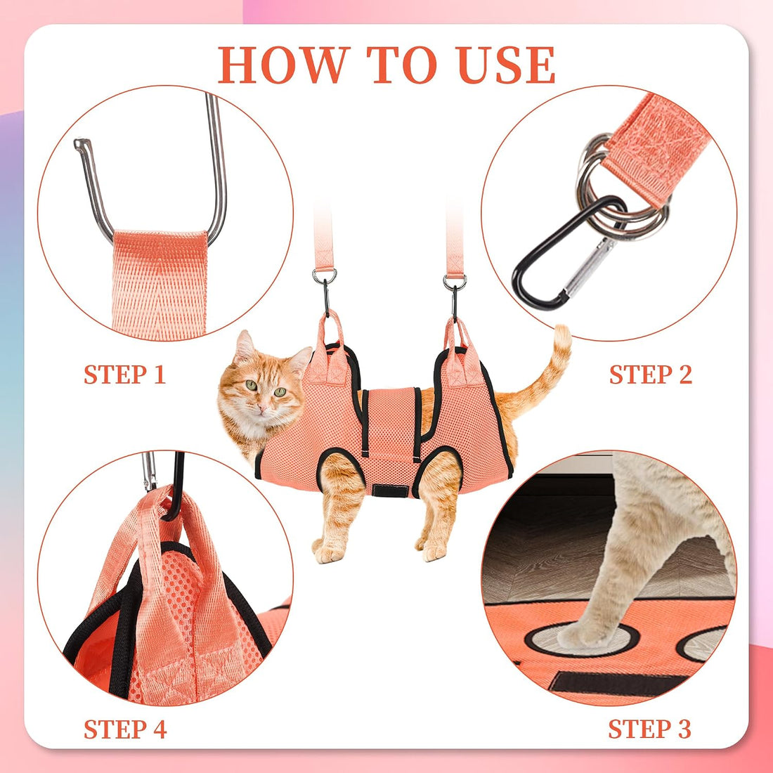 PatiencET Cat Grooming Hammock Kit