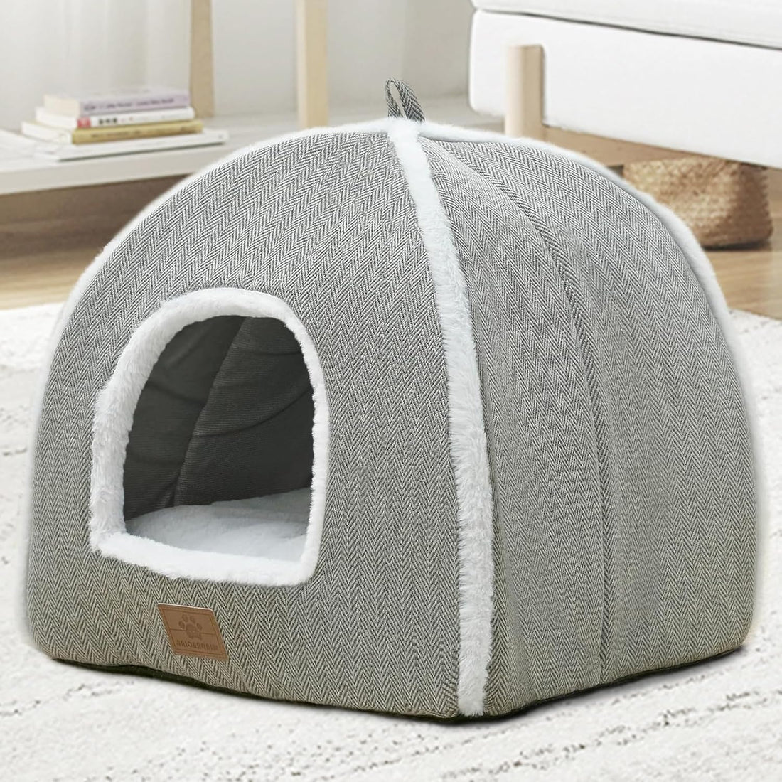Cat Beds for Indoor Cats-Cat Bed Cave House Tent for Kittens