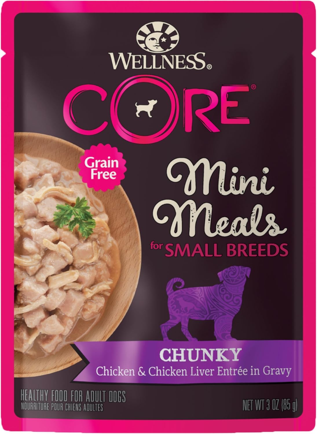 Wellness CORE Small Breed Mini Meals Chunky in Gravy Adult Wet Dog