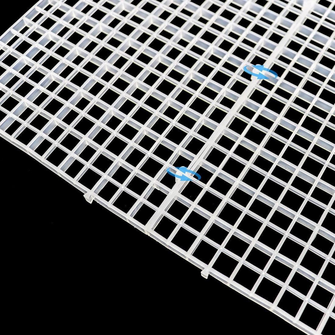 Aquarium Fish Tank Bottom Isolation 8 Pcs, Plastic Egg Crate