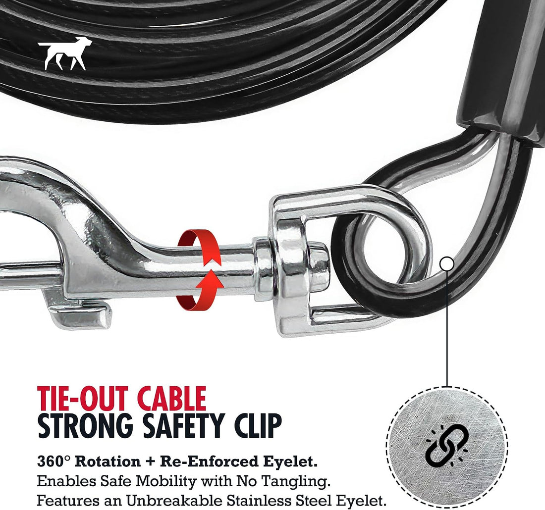 Tuff Pupper Dog Tie Out Cable