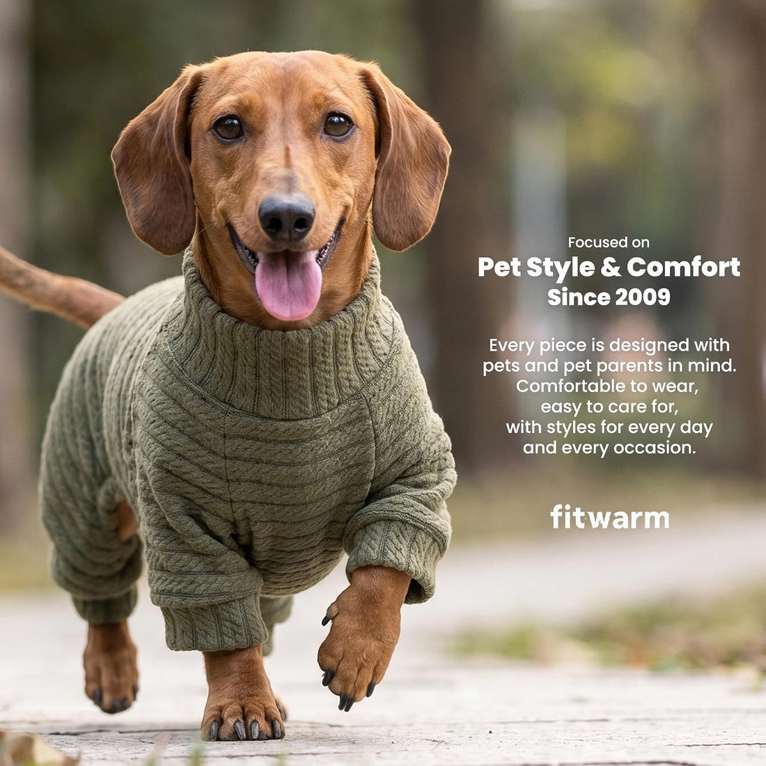 Fitwarm Turtleneck Knitted Dog Sweater Puppy Pajamas Thermal Doggie
