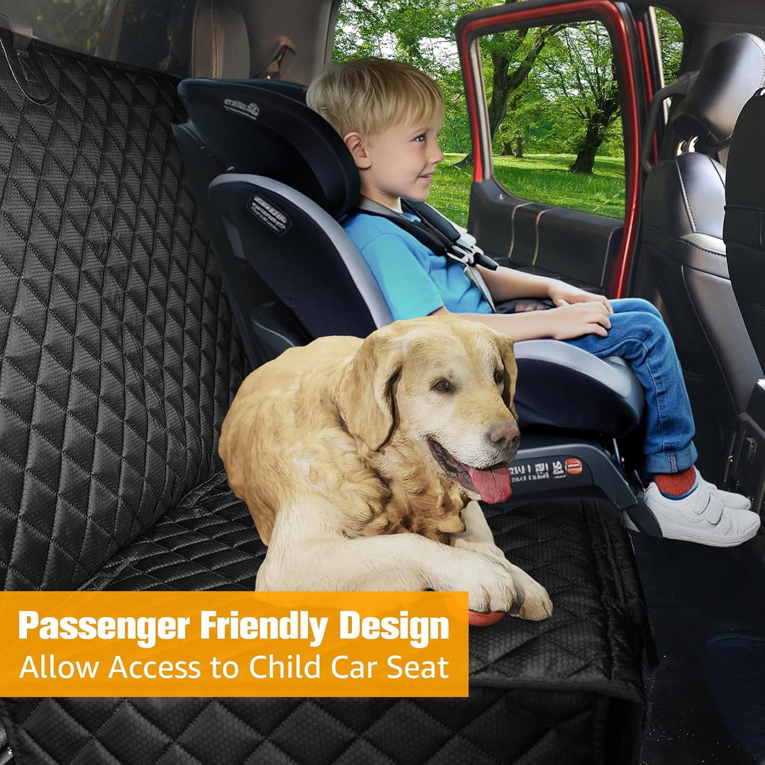 PETICON Dog Car Seat Covers for Truck Ford F150/Chevrolet Silverado