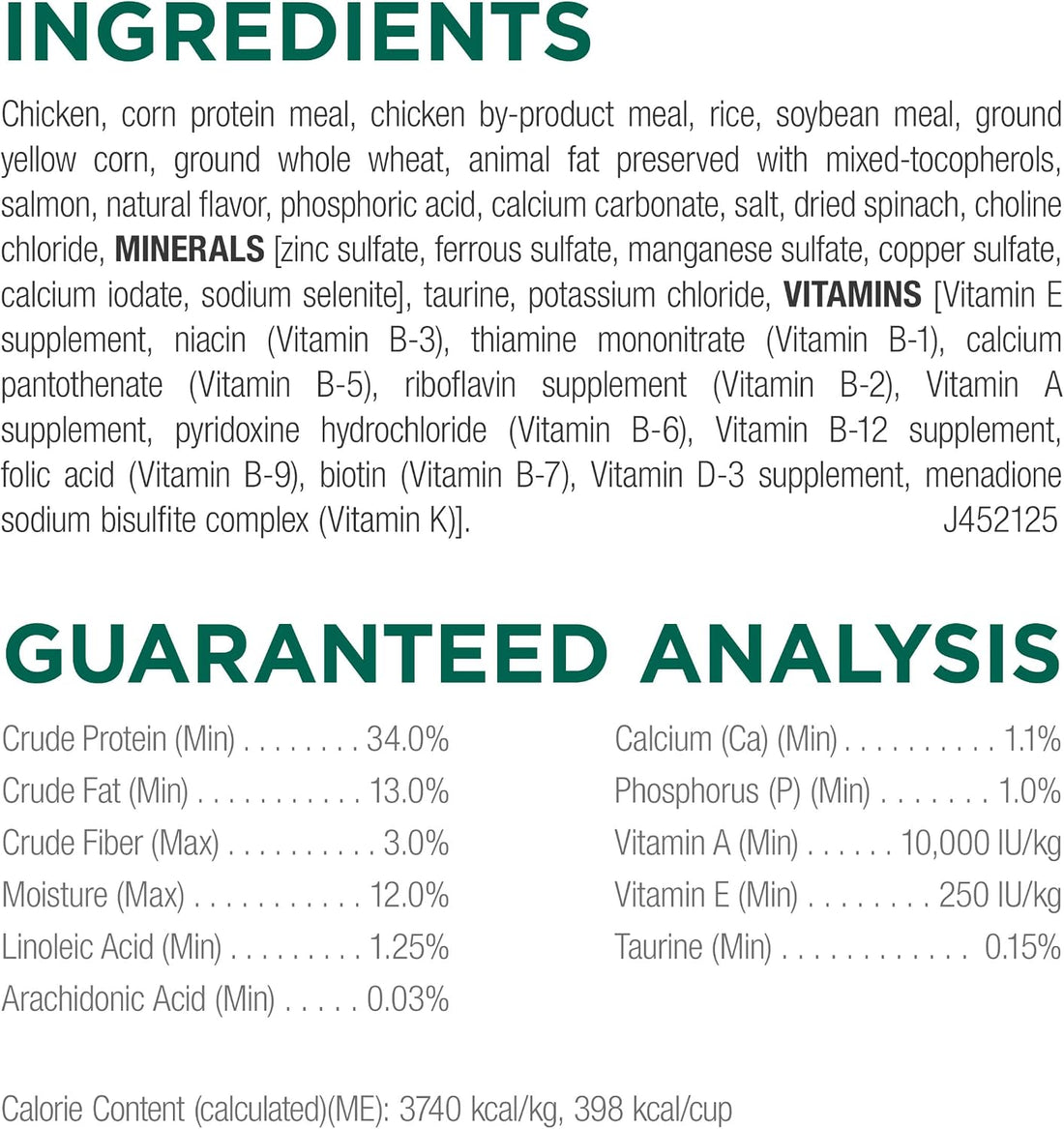 Purina Cat Chow Naturals With Added Vitamins