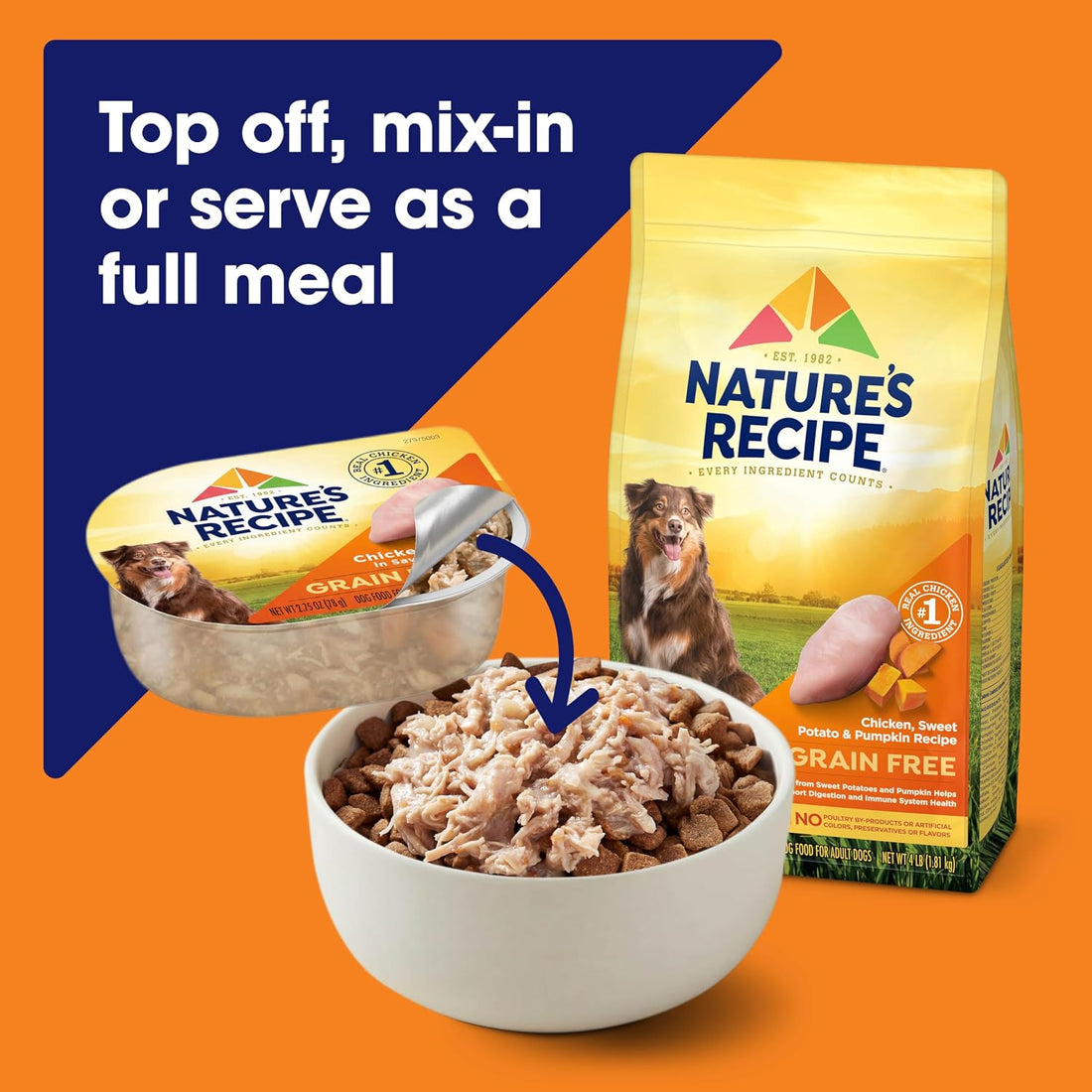 Nature’s Recipe Chicken, Salmon and Turkey Recipes Variety Pack Wet
