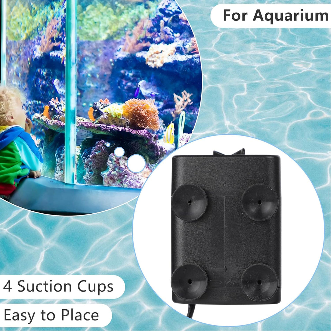 alizzy 150 GPH Small Fountain Pump, Durable Submersible Water Pump