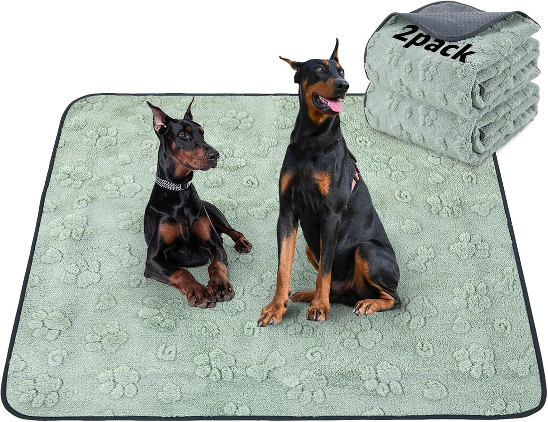 LOOBANI Washable Pee Pads for Dogs, Potty Training, 36"x24", 2-Pack