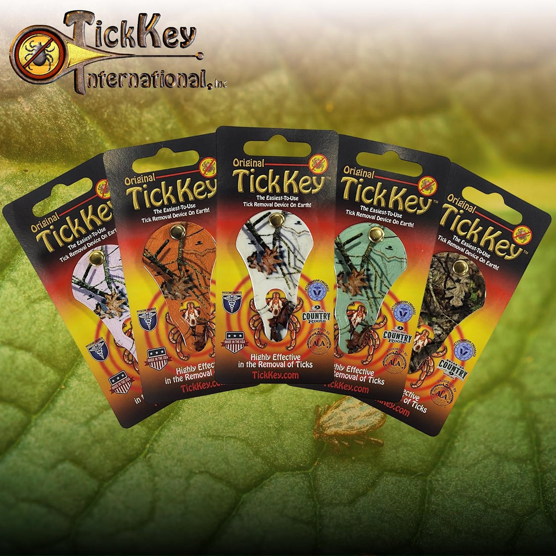 The Original Tick Key - Tick Detaching Device - Portable