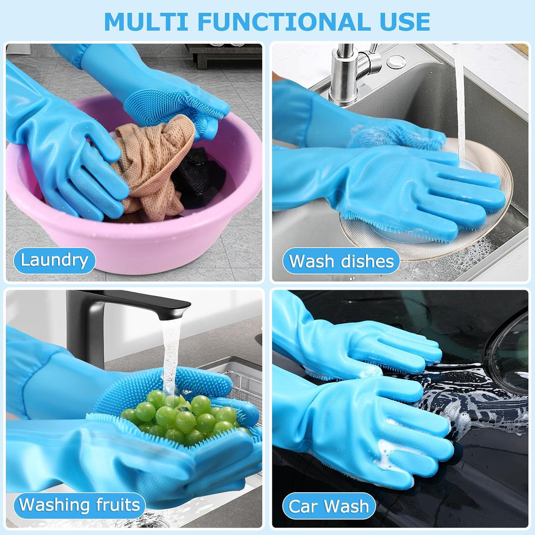 Senquoyn Dog Washing Gloves | Pet Grooming Gloves