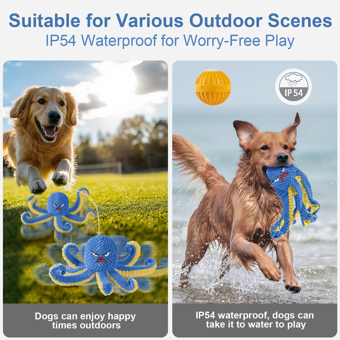 Interactive Dog Toys Octopus to Keep Them Busy