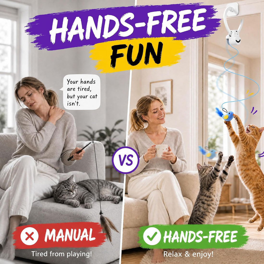 Interactive Cat Toys for Indoor Cats