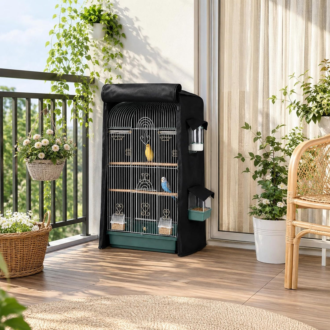 Klmnop Bird Cage Cover for Night
