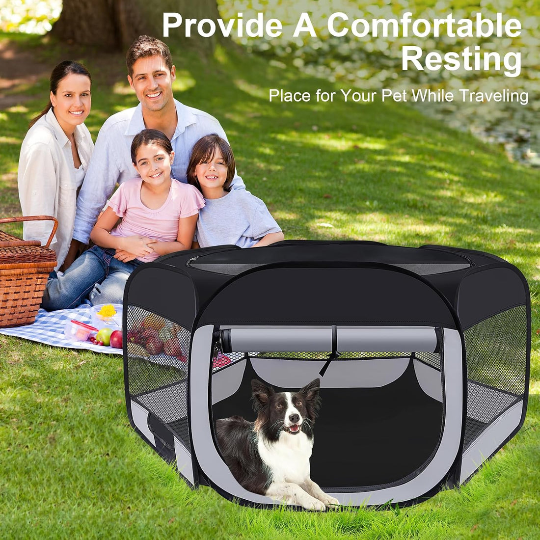 Dog Cat Playpen,Portable Pet Puppy Playpen,Rabbit Puppy Dog Play Pen