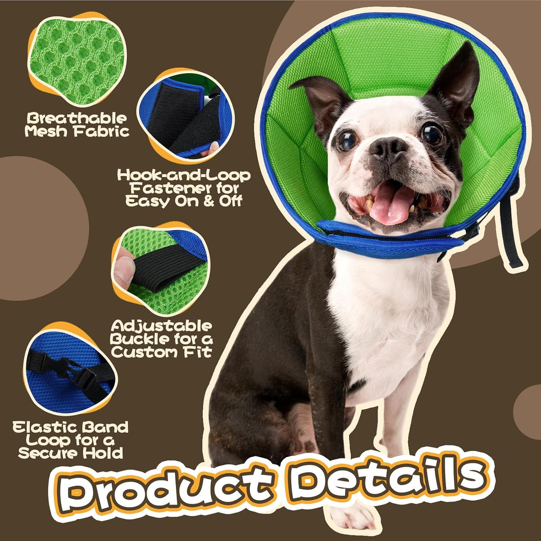 Allroaring Dog Cone Collar After Surgery