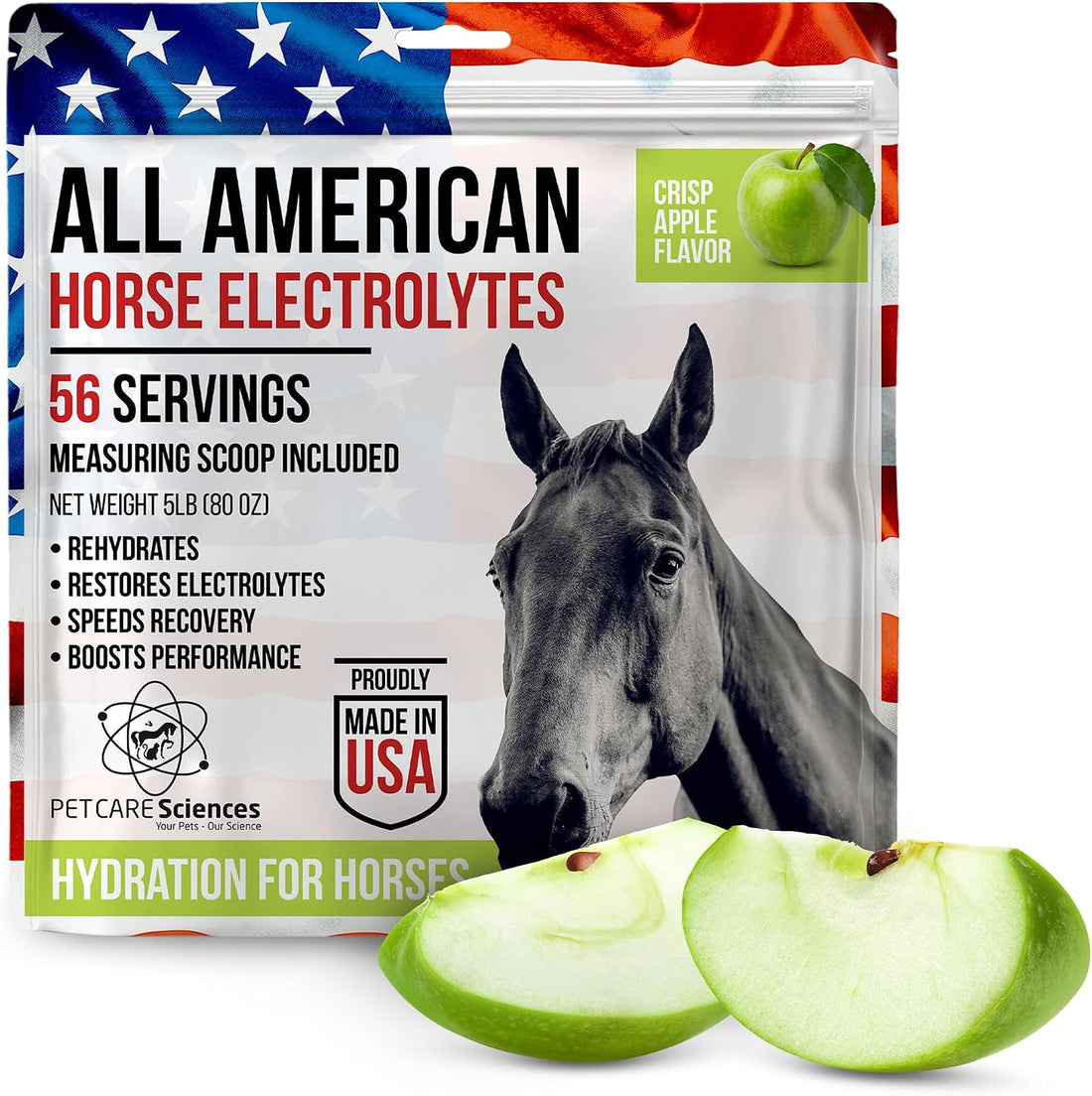 Horse Electrolytes Powder, Tasty Equine Hydration, Just Add to Water