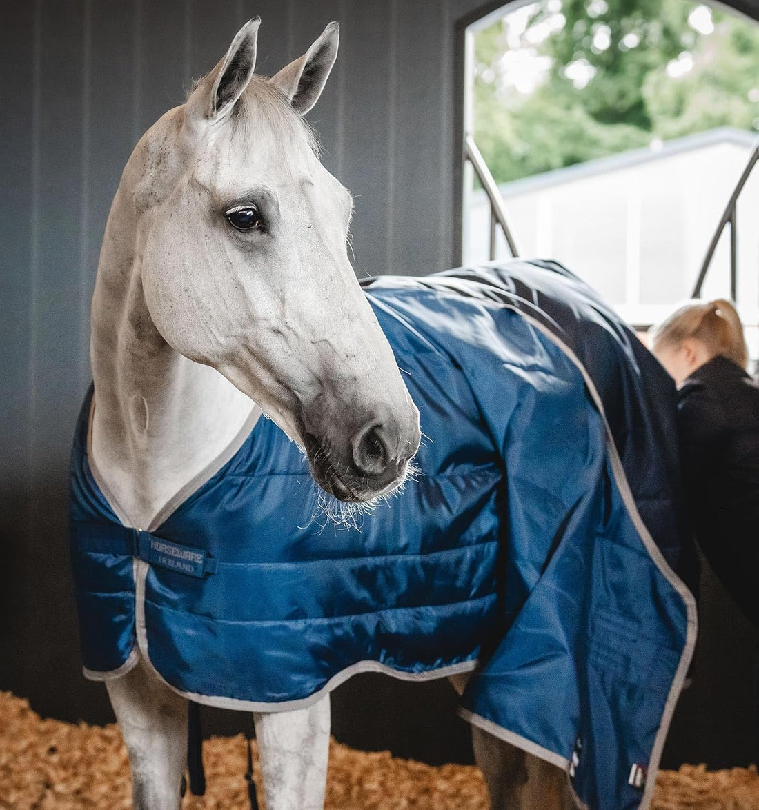 Horseware Ionic® Therapy Liner - Imperial Blue/Silver & Navy