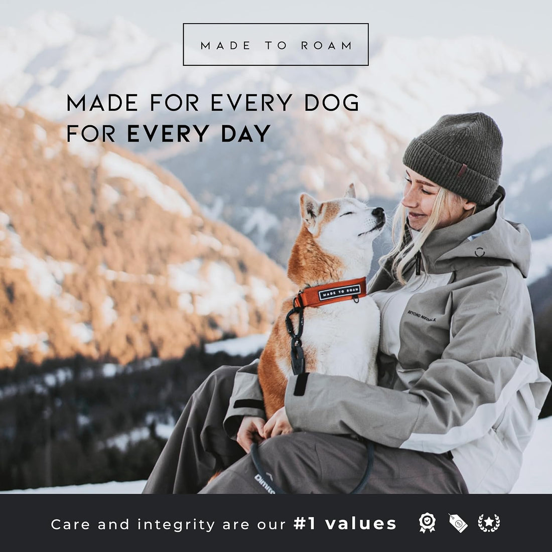 MADE TO ROAM Premium Everyday Dog Collar