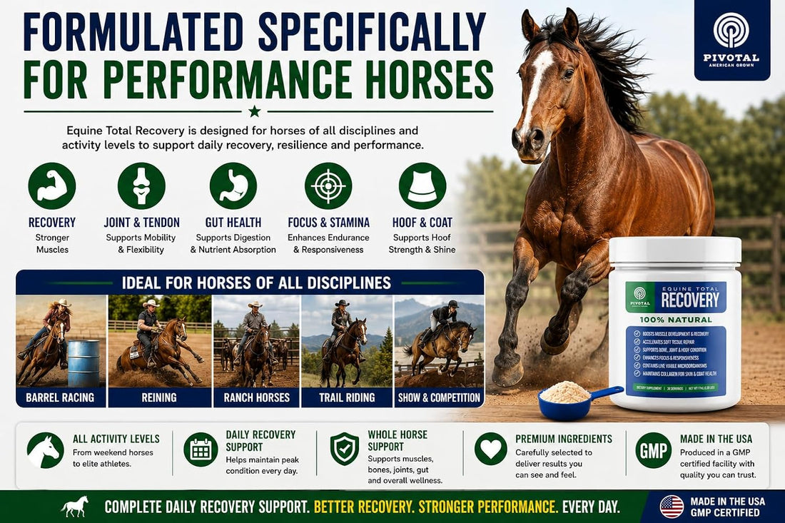 Pivotal Feeds Equine Total Recovery Supplement, 30 Servings