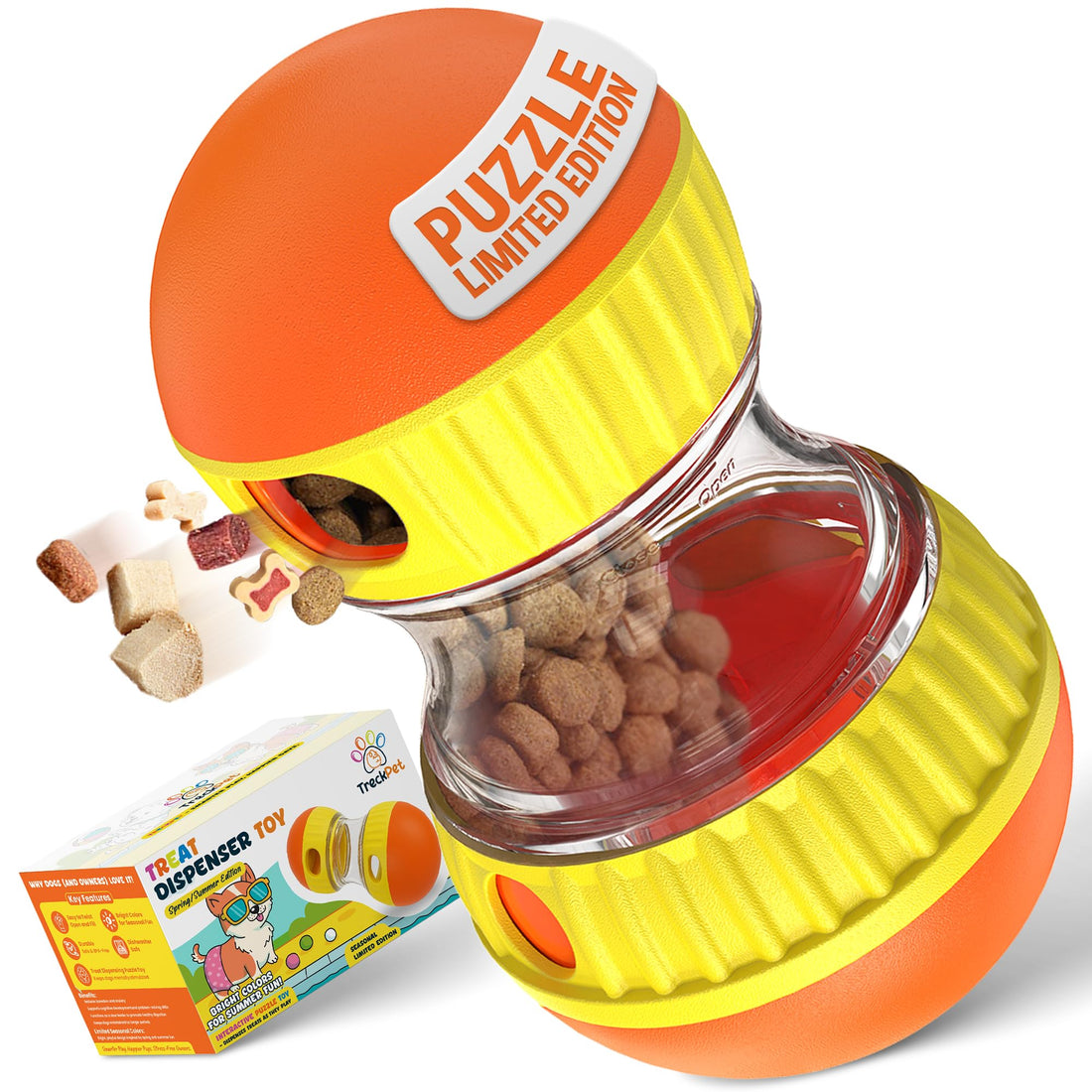 Dog Treat Dispenser Toy interactive-Treat puzzle toys for dogs mental