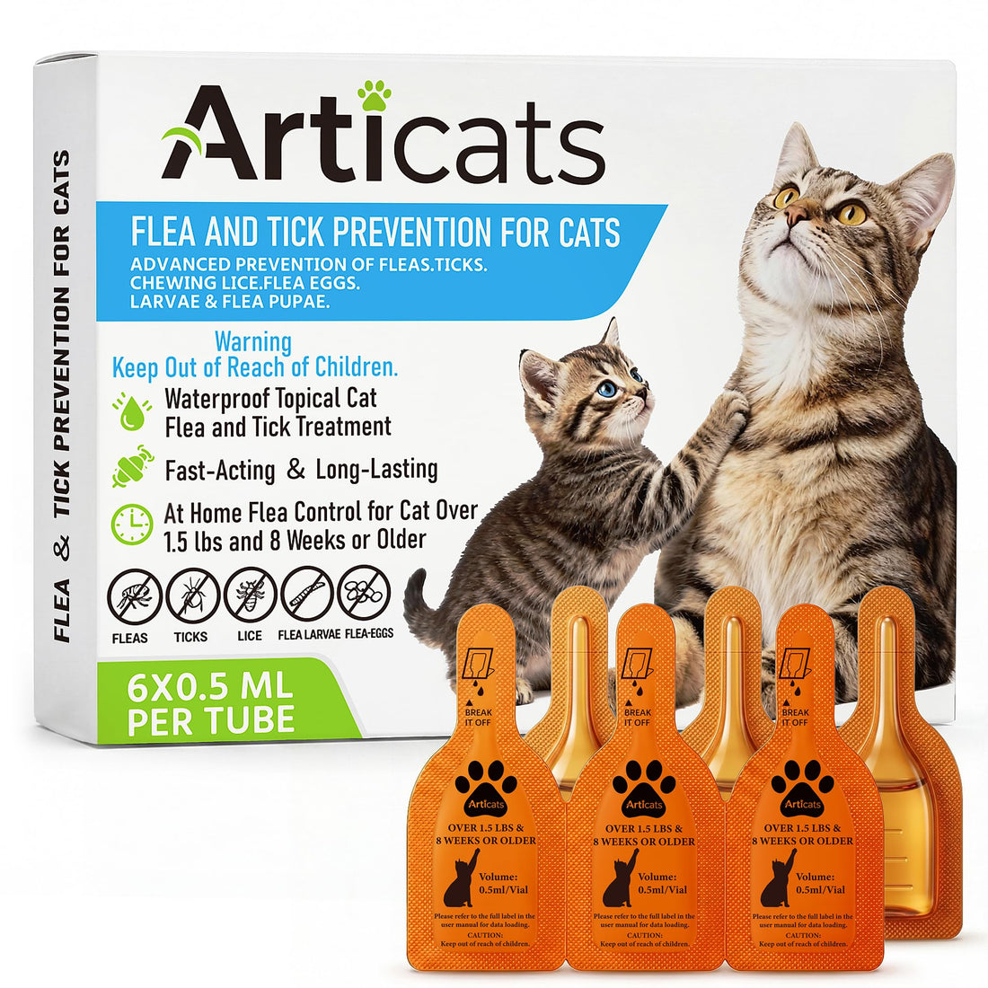 Flea and Tick Prevention for Cats & Kittens