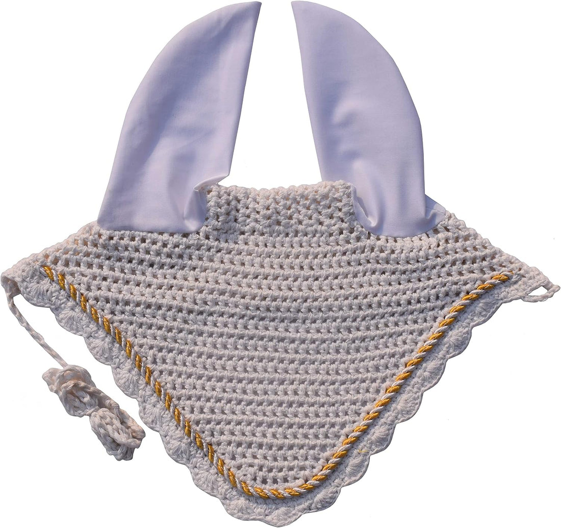 Horse Ear Bonnet Ear Net Hat Fly Bonnet Hood Mask Fly Veil Full Hand