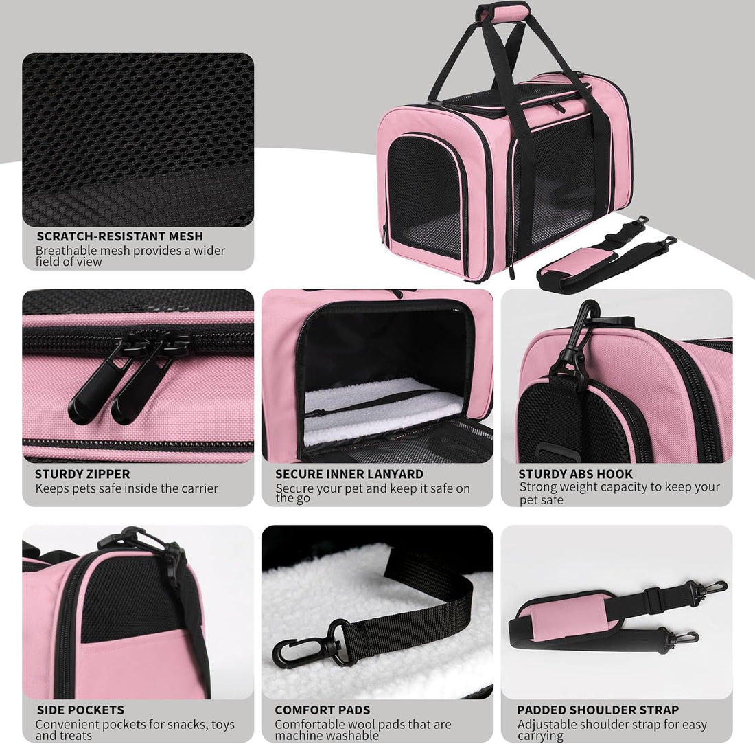 Yipincover Cat Carriers Soft-Sided,Pet Carrier for Small Cats Dogs
