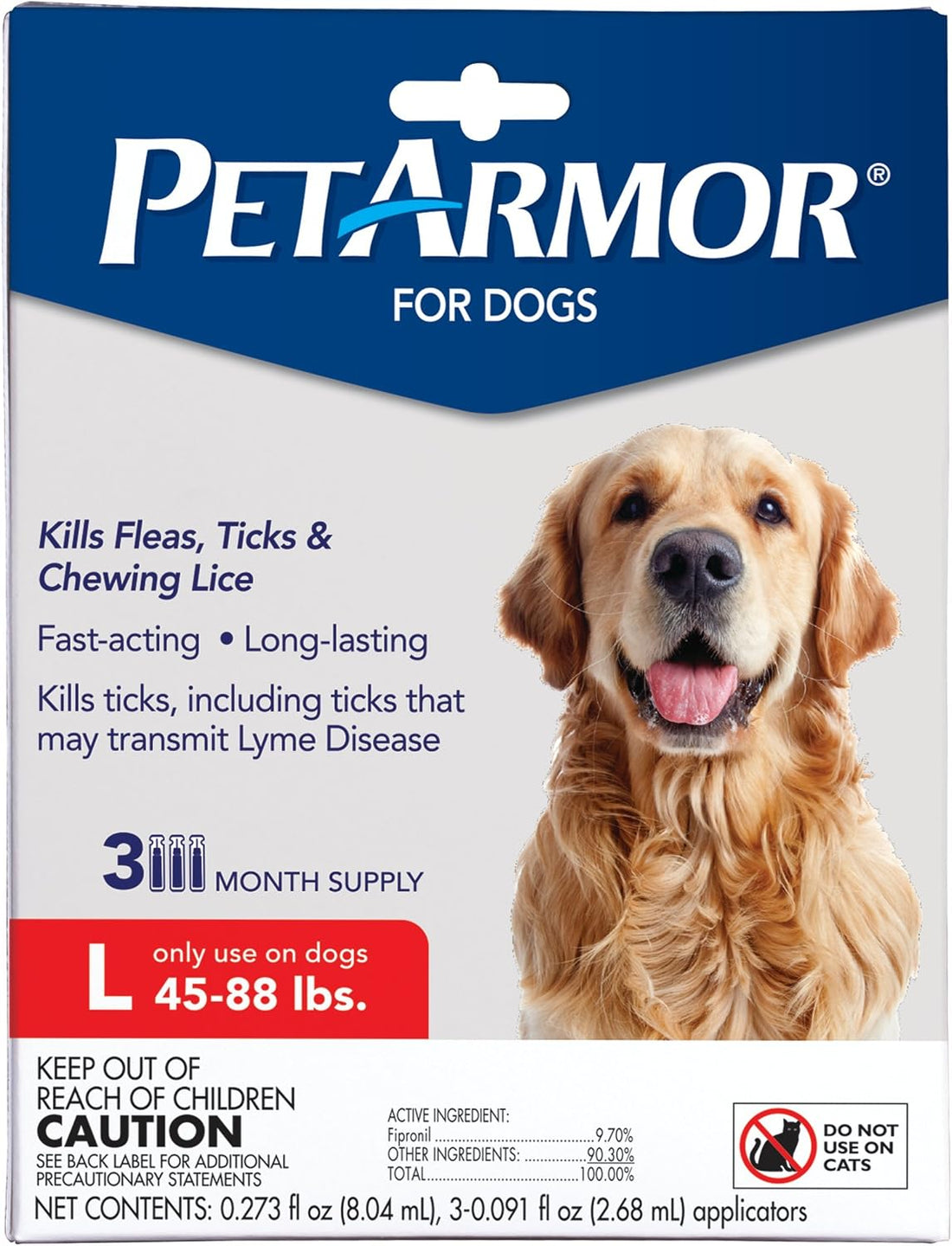 PetArmor for Dogs, Flea and Tick Treatment for Large Dogs