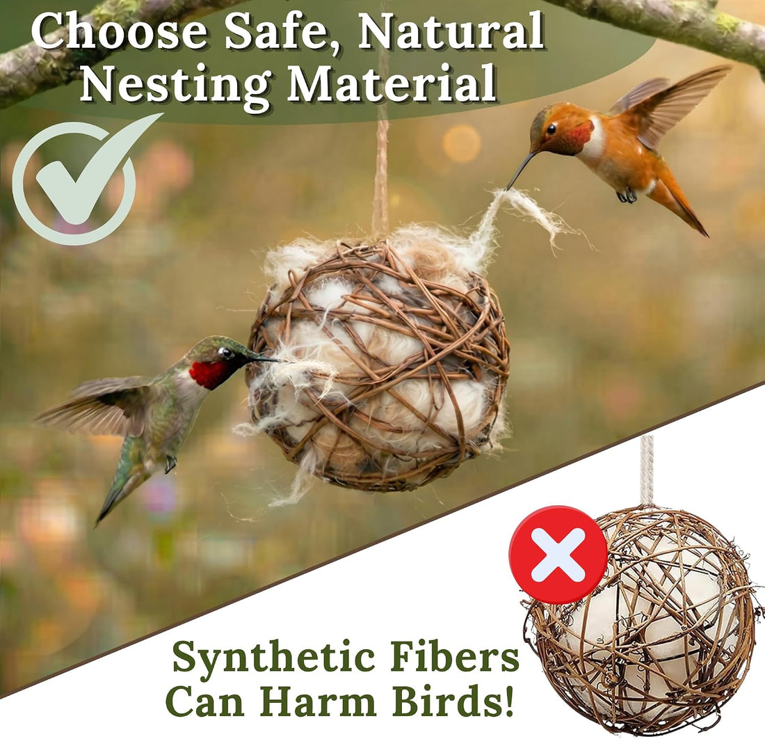 Hummingbird Nesters Bird Nesting Material Holder for Wild Birds