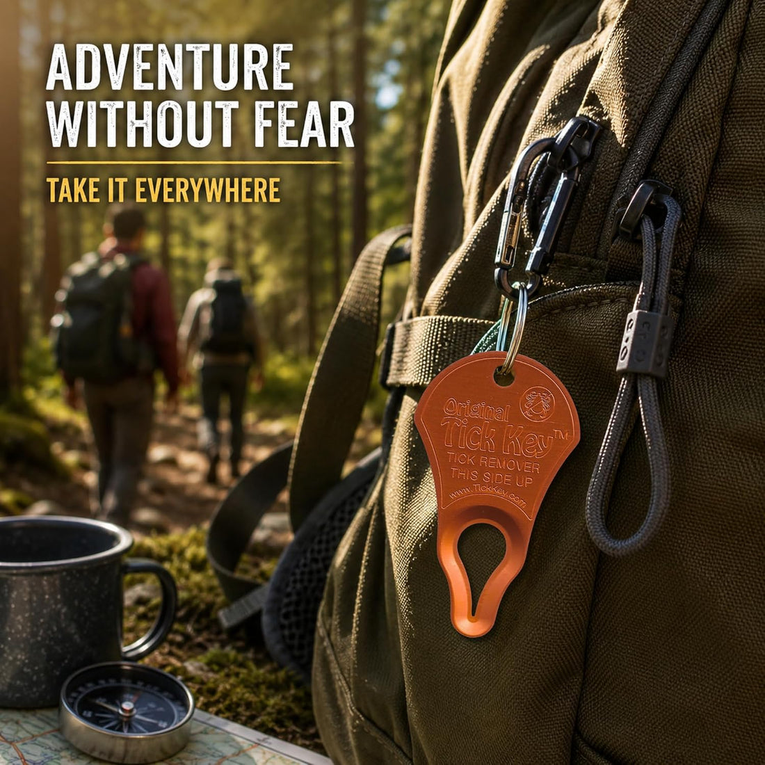 The Original Tick Key - Tick Detaching Device - Portable