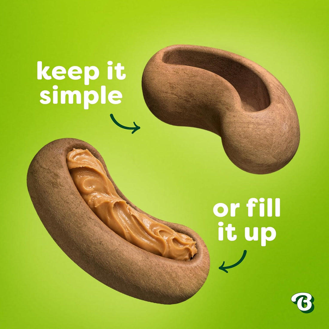 Benebone Tongue Twister & Peanut Butter Treat Pod Refill 2 Pack