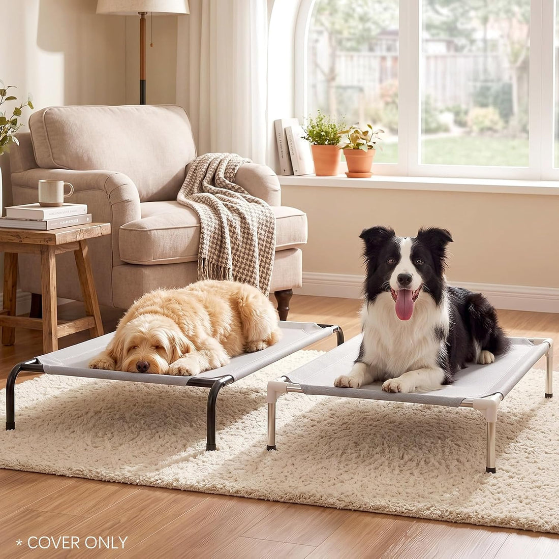1 Pc Elevated Dog Bed Replacement Cover Dog Cot Cover Only