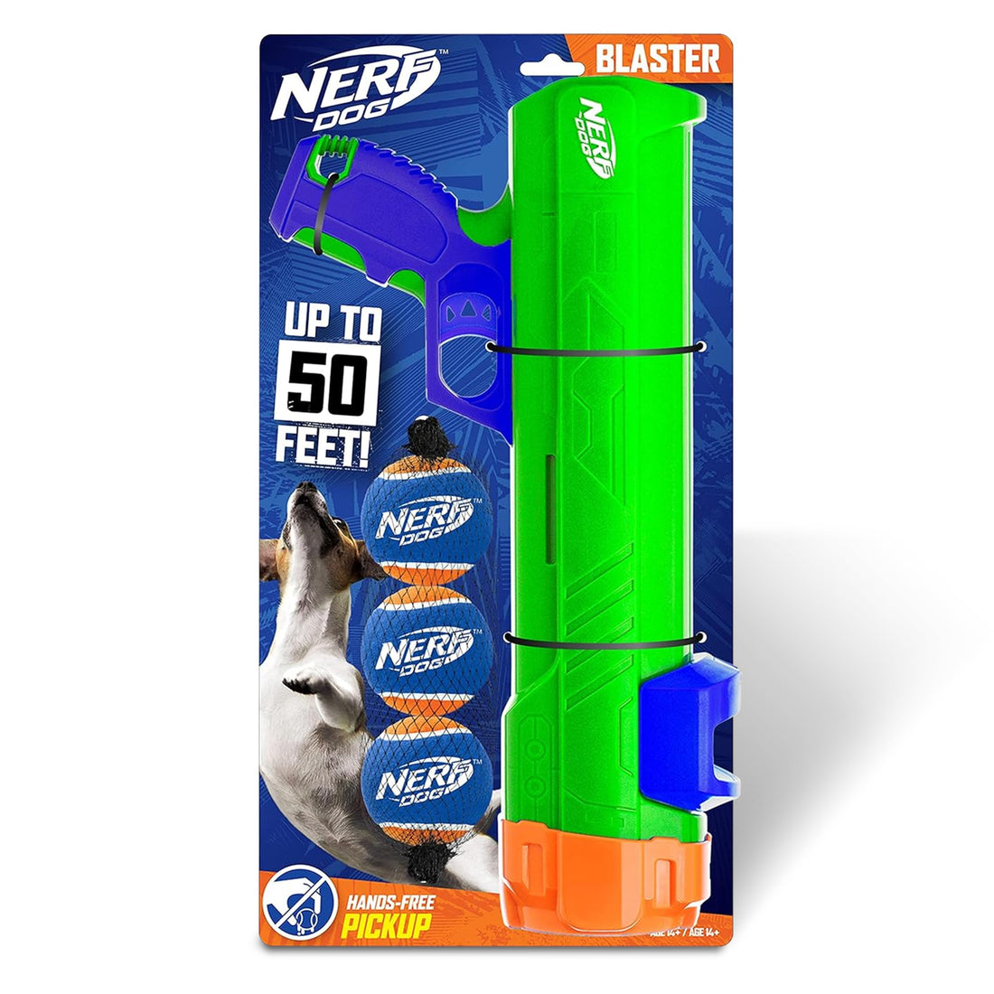 Nerf Dog Tennis Ball Blaster Dog Toy Gift Set