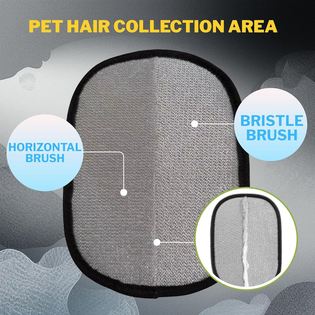 PotatoLife Pet Hair Remover Glove, Reusable Electrostatic