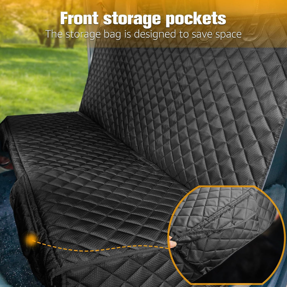 PETICON Dog Car Seat Covers for Truck Ford F150/Chevrolet Silverado