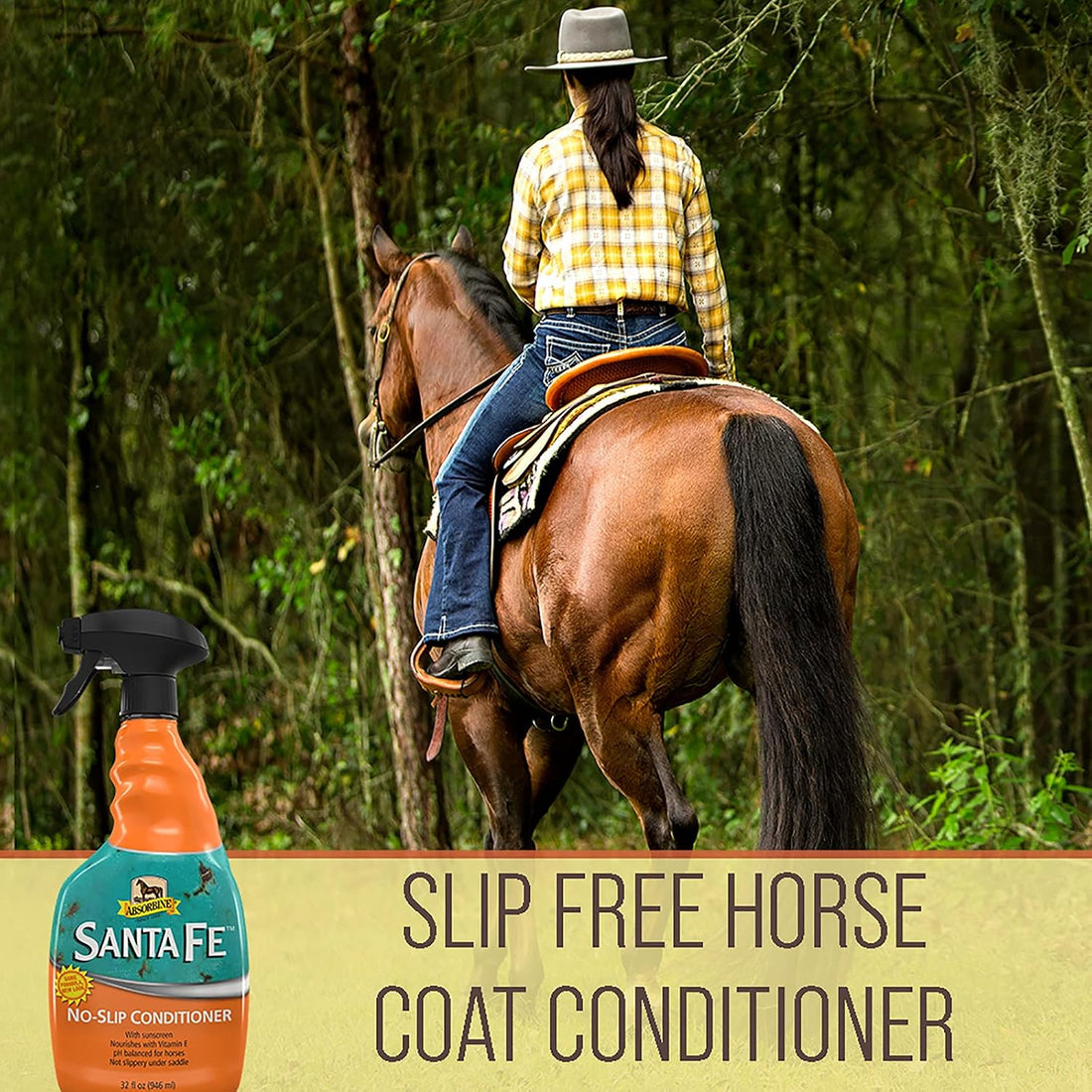 Absorbine Santa Fe Coat Conditioner with Sunscreen, 32 fl oz Spray
