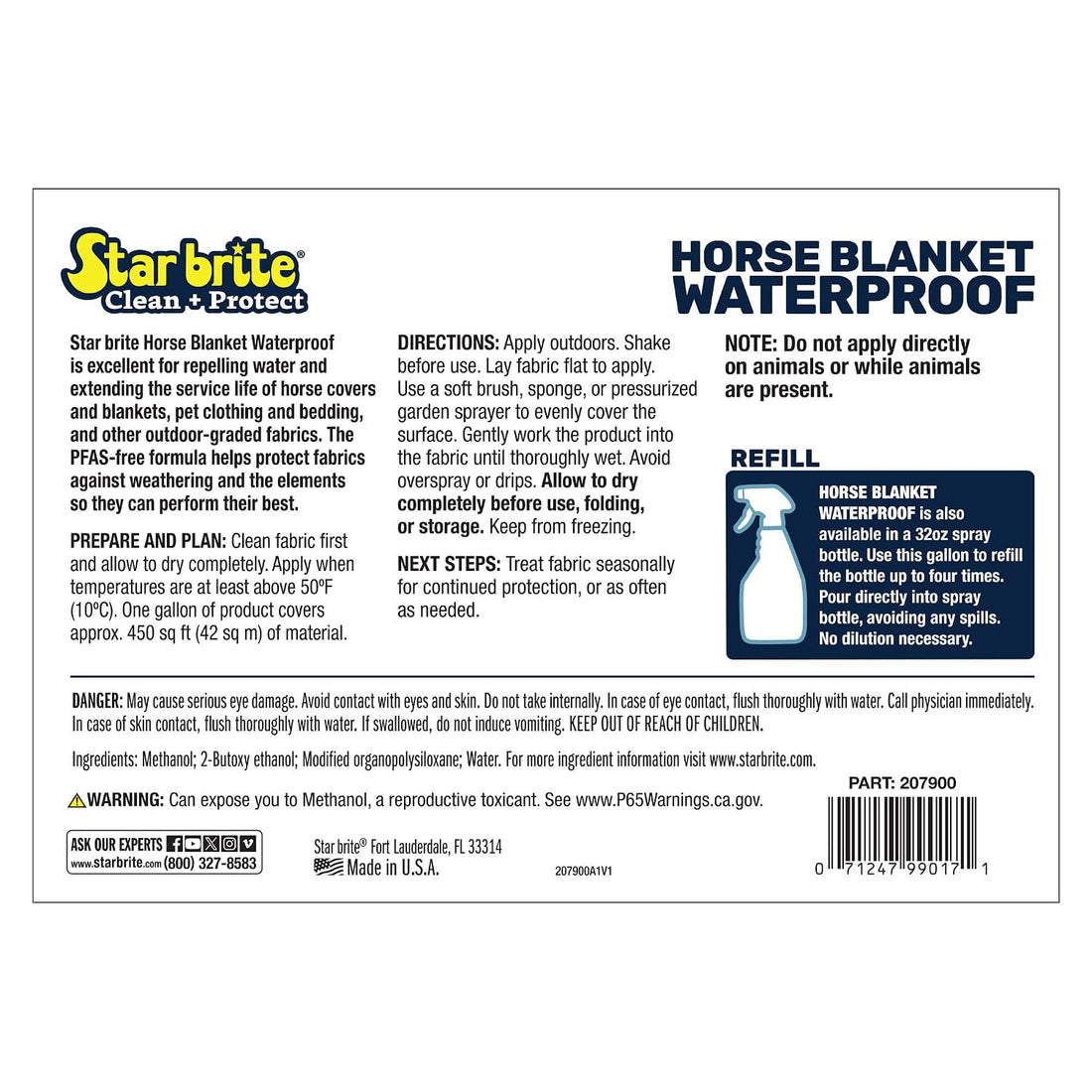 STAR BRITE Horse Blanket Waterproofing Treatment