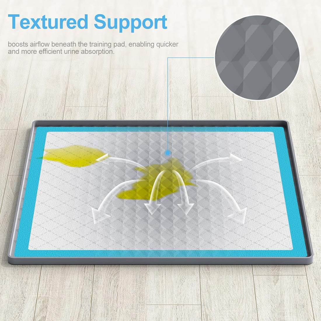 Pee Pad Holder for Dogs,Silicone Dog Puppy Pad Holder