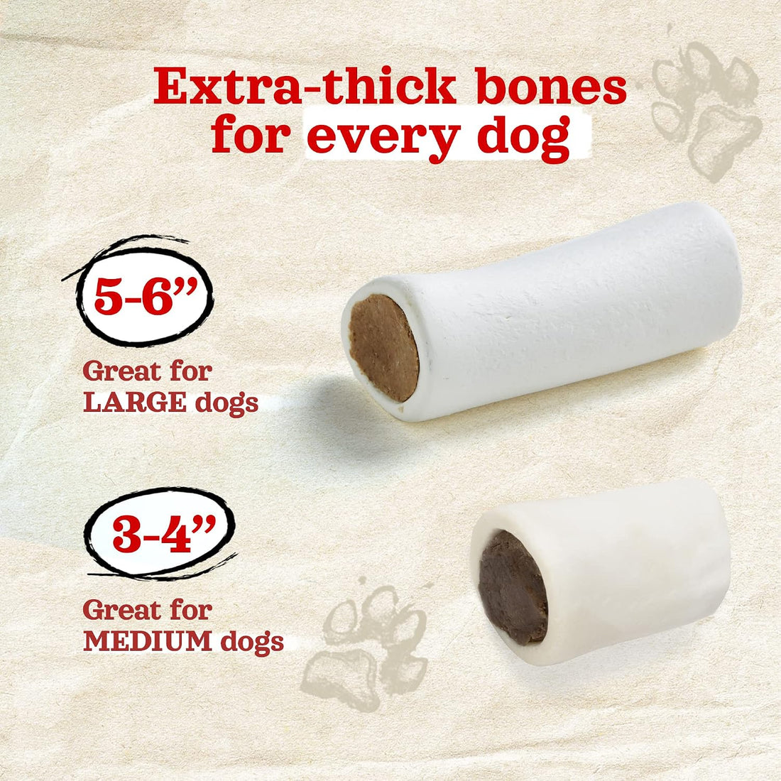Natural Farm Peanut Butter Flavor Filled Dog Bones