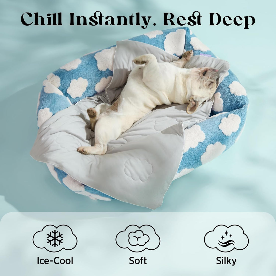 LE SURE ApexCloud™ Premium Cooling Blankets for Large Dogs