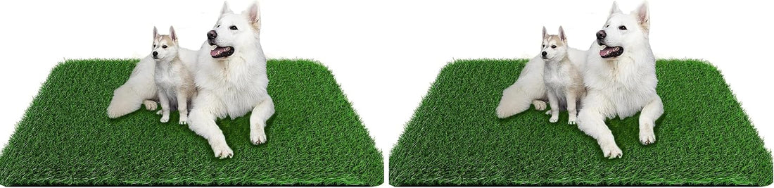Fake Grass Pad for Dogs Potty Training Artificial Turf, 39.3x31.5in