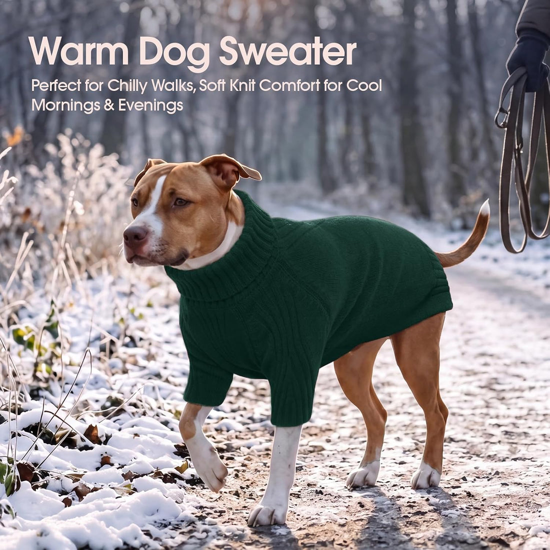 IECOii XXL Dog Sweater,Thermal Knit Big Dog Sweater Christmas,Pet