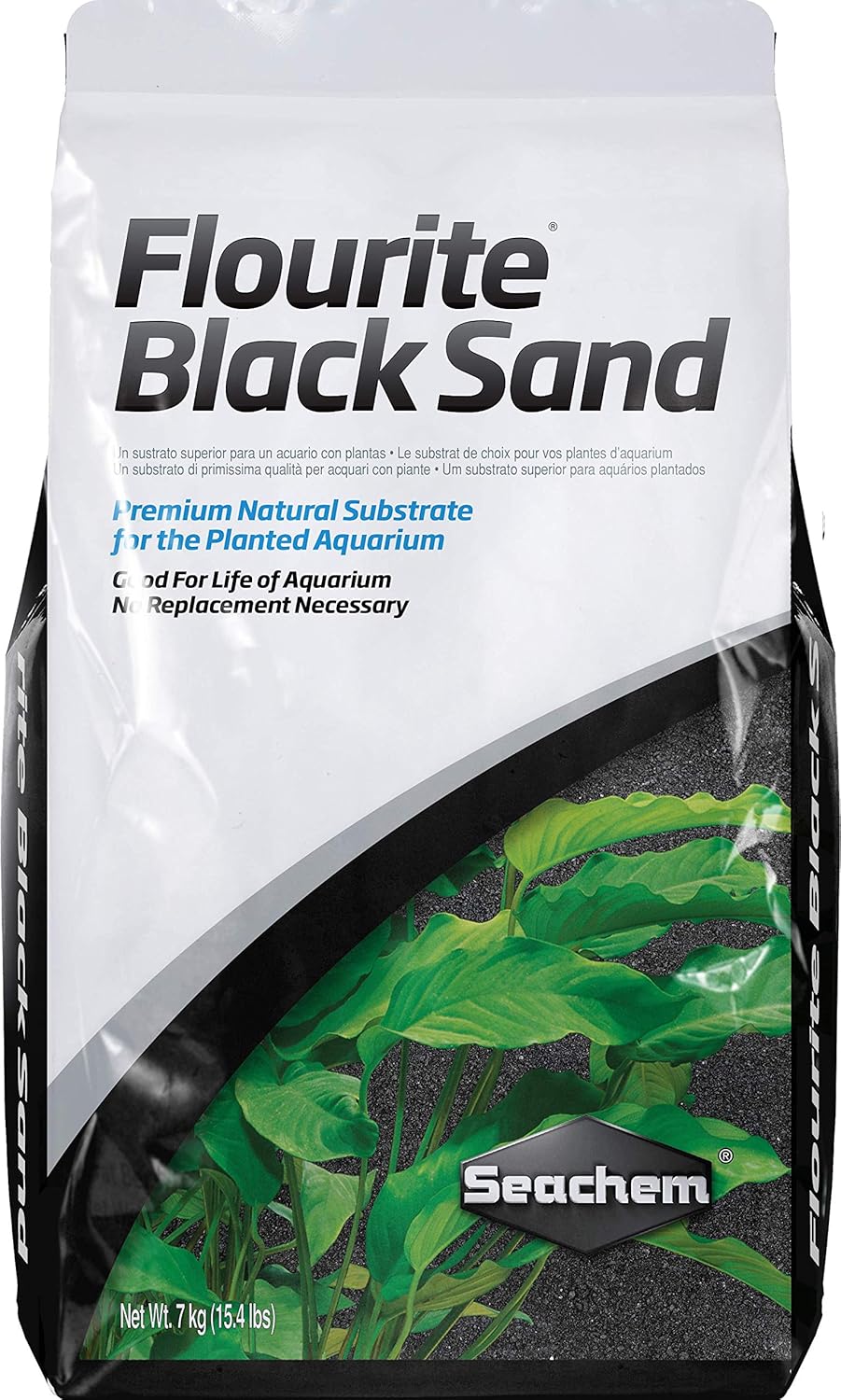 Seachem Flourite Black Sand 7 kg / 15.4 lbs
